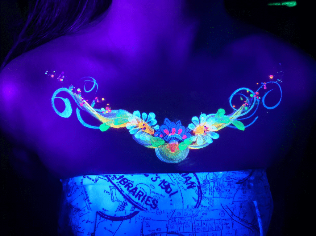 Home 12 glow in the dark face painting